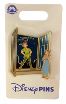 Disney Parks Wendy Darling Peter Pan Window You Can Fly Pin New with Card
