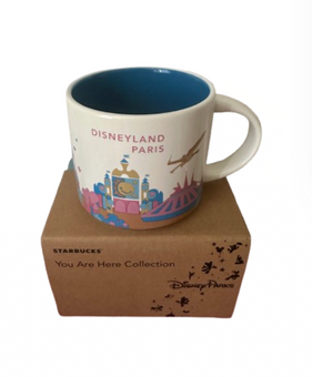 Disney Parks Disneyland Paris Starbucks Coffee Mug New with Box