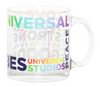 Universal Studios Love Is Universal Glass Mug New With Tag