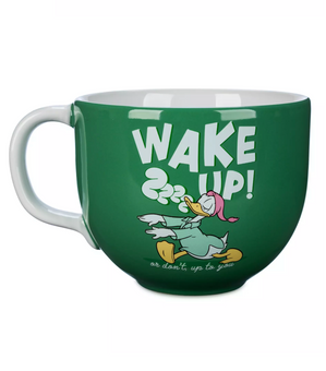 Disney Parks Donald Duck Wake Up! Or Don't Up to You Morning Coffee Mug New