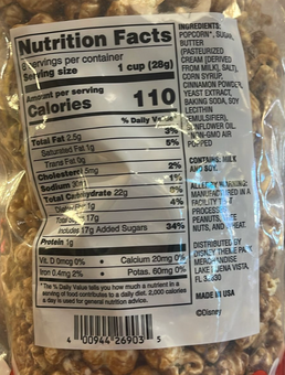 Disney Parks Mickey Main Street Popcorn Churro New Sealed