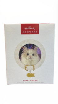 Hallmark 2025 Keepsake Furry Friend Photo Frame Christmas Ornament New with Box