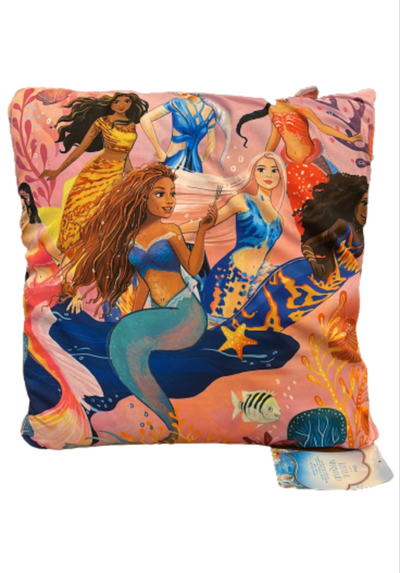 Disney The Little Mermaid Live Action Film Pillow and Blanket Set New with Tag