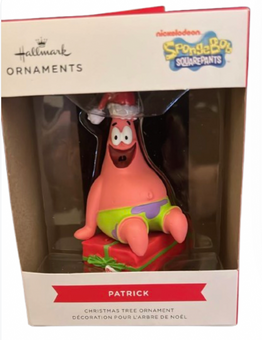 Hallmark SpongeBob Squarepants Patrick Christmas Ornament New with Box