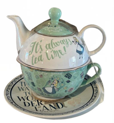 Disney Parks Epcot UK World Showcase Alice in Wonderland Tea Set New with Tag
