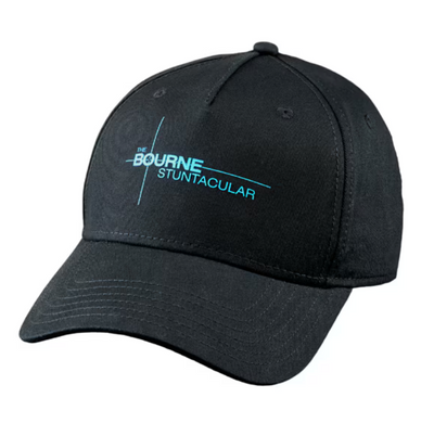 Universal Studios The Bourne Stuntacular Black Baseball Hat Cap New with Tag