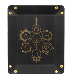 Universal Studios Harry Potter Magical Spells Collapsible LeatherTray New W Tag