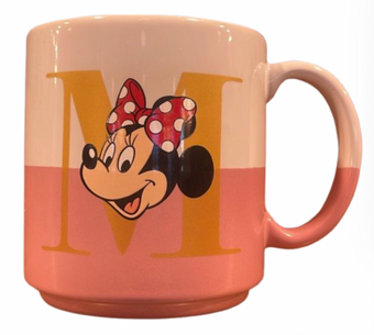 Disney Parks Letter M Minnie Super Sweet Coffee Mug New with Tag