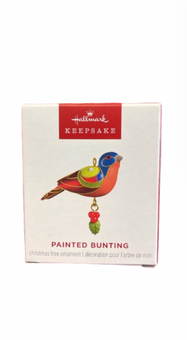 Hallmark 2025 Keepsake Mini Painted Bunting Christmas Ornament New with Box