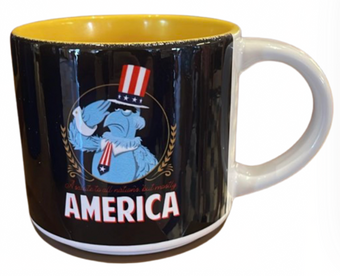 Disney Parks Hollywood Studios Muppets 3D Sam Eagle America Coffee Mug New w Tag