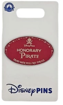 Disney Parks Honorary Pirate Dead Men Tell No Tales Pin New with Card