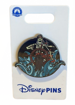 Disney Parks Skeleton the Pirates of the Caribbean Pin New With Card