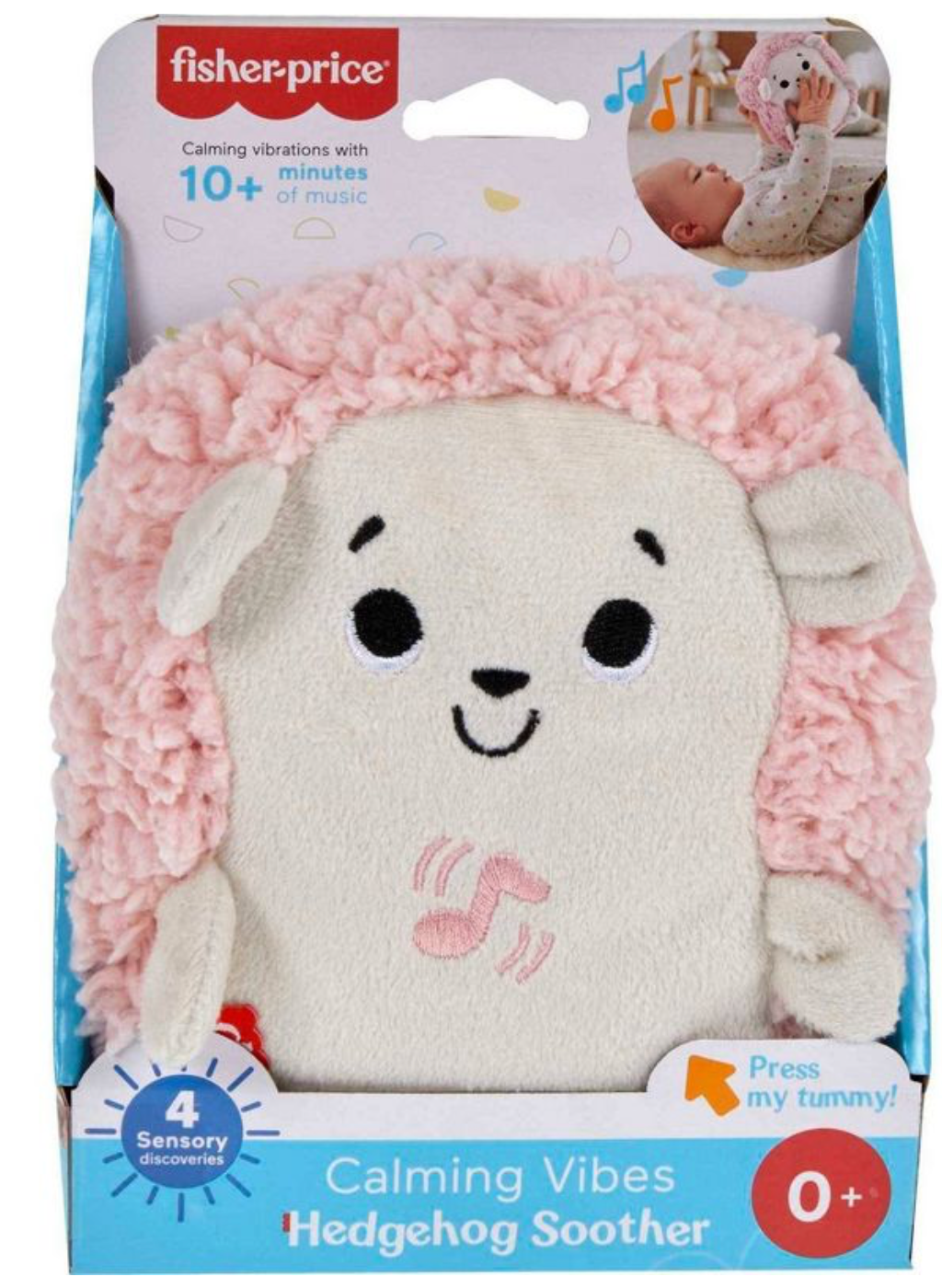 Fisher-price Calming Vibes Hedgehog Soother - Pink