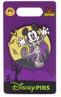 Disney Parks Mickey Mouse Halloween Pin New With Card