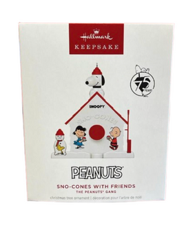 Hallmark Keepsake 2025 The Peanuts Sno-Cones With Friends Christmas Ornament New