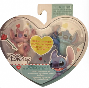Disney - Lilo Stitch 2.5 Mini Figures - Stitch Angel Valentines New With Tag