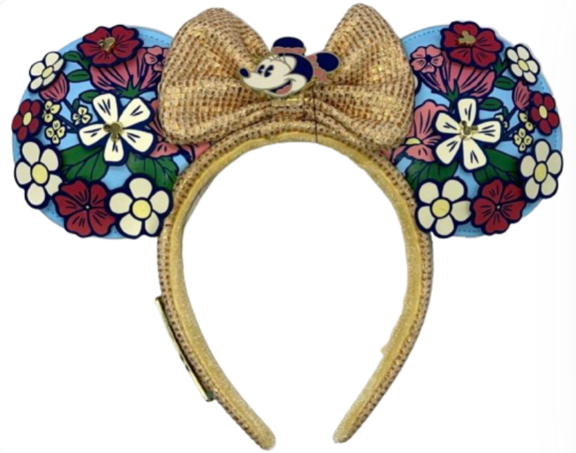 NEW Disney World Port Orleans Riverside Loungefly Flower Minnie Ears Headband New Disney main image 3