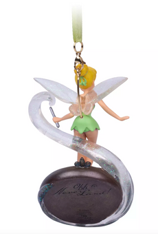 Disney Parks Tinker Bell Christmas Ornament Sketchbook Peter Pan New
