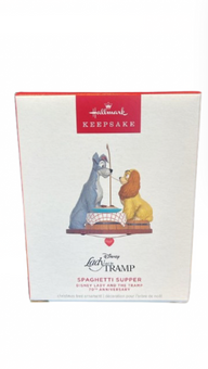 Hallmark Keepsake 2025 Lady and the Tramp 70th Spaghetti Supper Ornament New