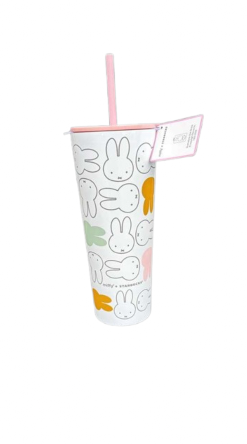 ミッフィー スターバックス ストロークリップ カップスリーブ　新品 Starbucks X Miffy Limited Edition 26oz Stainless Steel Cold Cup