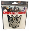 Universal Studios Transformers Deception Shield Auto Emblem New With Tag