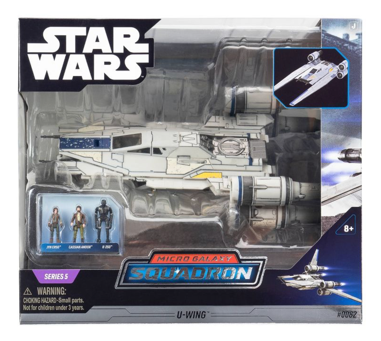 Disney Star Wars Micro Galaxy Squadron U-Wing Starfighter 3pk