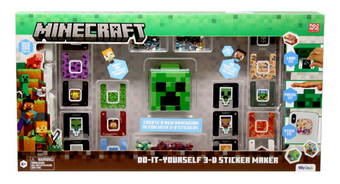 Minecraft Do-It-Yourself 3D Sticker Maker Kit New with Box