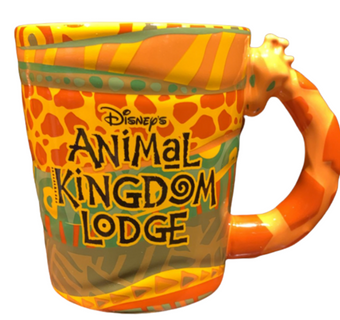 Disney Parks Animal Kingdom Lodge Prints Coffee Mug New