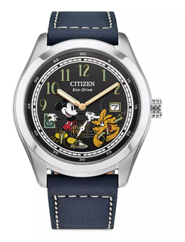 Disney Parks Mickey Mouse and Pluto Watch by Citizen New With Box