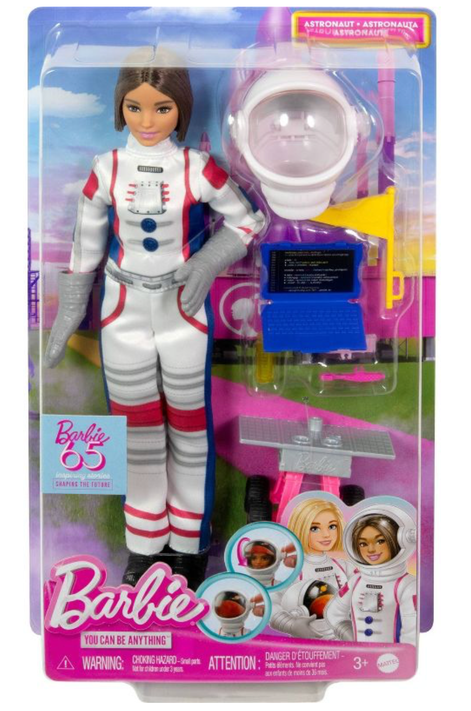 Barbie 65th Anniversary Careers Astronaut Doll 10 Accessories Toy Ne I Love Characters