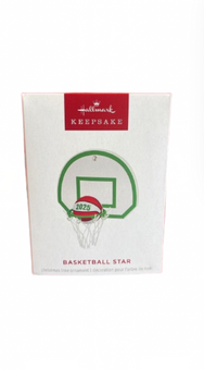 Hallmark 2025 Keepsake Basketball Star Christmas Ornament New with Box