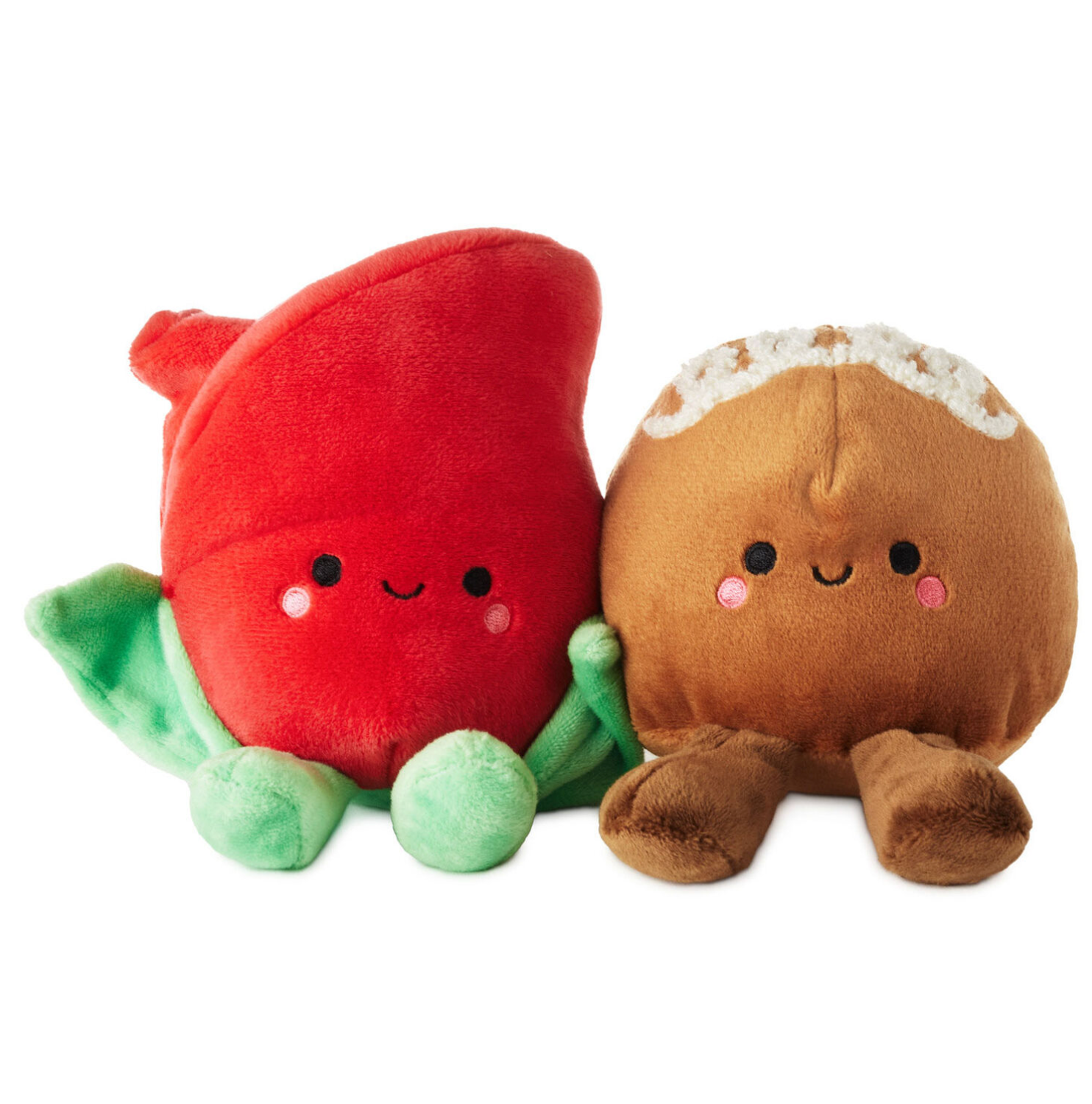 Hallmark Valentine Better Together Rose and Truffle Magnetic Plush