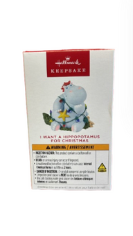 Hallmark 2025 Keepsake I Want a Hippopotamus for Christmas Musical Ornament New