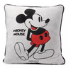 Disney Parks Mickey Mouse Figure Gray Throw Pillow New With Tag