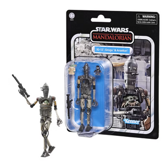 Star Wars The Vintage Collection IG-12, Grogu & Anzellan Toy New With Box