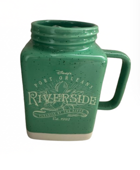 Disney Parks Port Orleans Riverside EST. 1992 Ceramic Coffee Jar Mug New