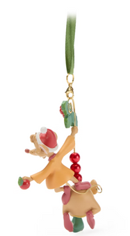 Disney Parks Jaq and Gus Festive Cinderella Sketchbook Christmas Tree Ornament