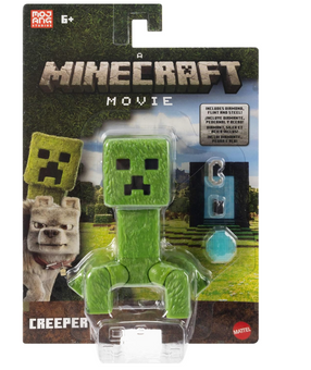 Minecraft Movie Creeper Action Figure & Accessories Toy New with Box