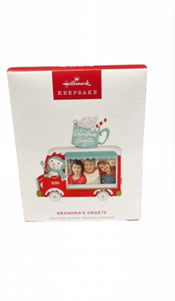 Hallmark 2024 Keepsake Grandma's Sweets 2024 Photo Frame Christmas Ornament New