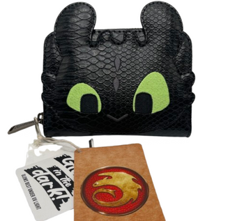 Universal Studios How To Train Your Dragon Toothless Glows Wallet New with Tag