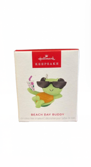 Hallmark 2025 Keepsake Mini Beach Day Buddy Christmas Ornament New with Box
