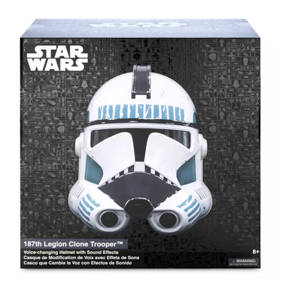 Disney Parks Star Wars 187th Legion Clone Trooper Voice-Changing Helmet New Box