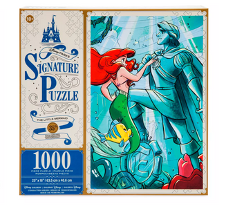 Disney Parks Signature 1000pcs Puzzle The Little Mermaid 35th Anniversary New