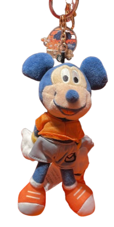 Mickey mouse plush keychain deals