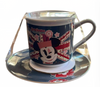 Disney Parks Epcot UK Union Jack Minnie Mouse Teacup & Saucer New with Tag