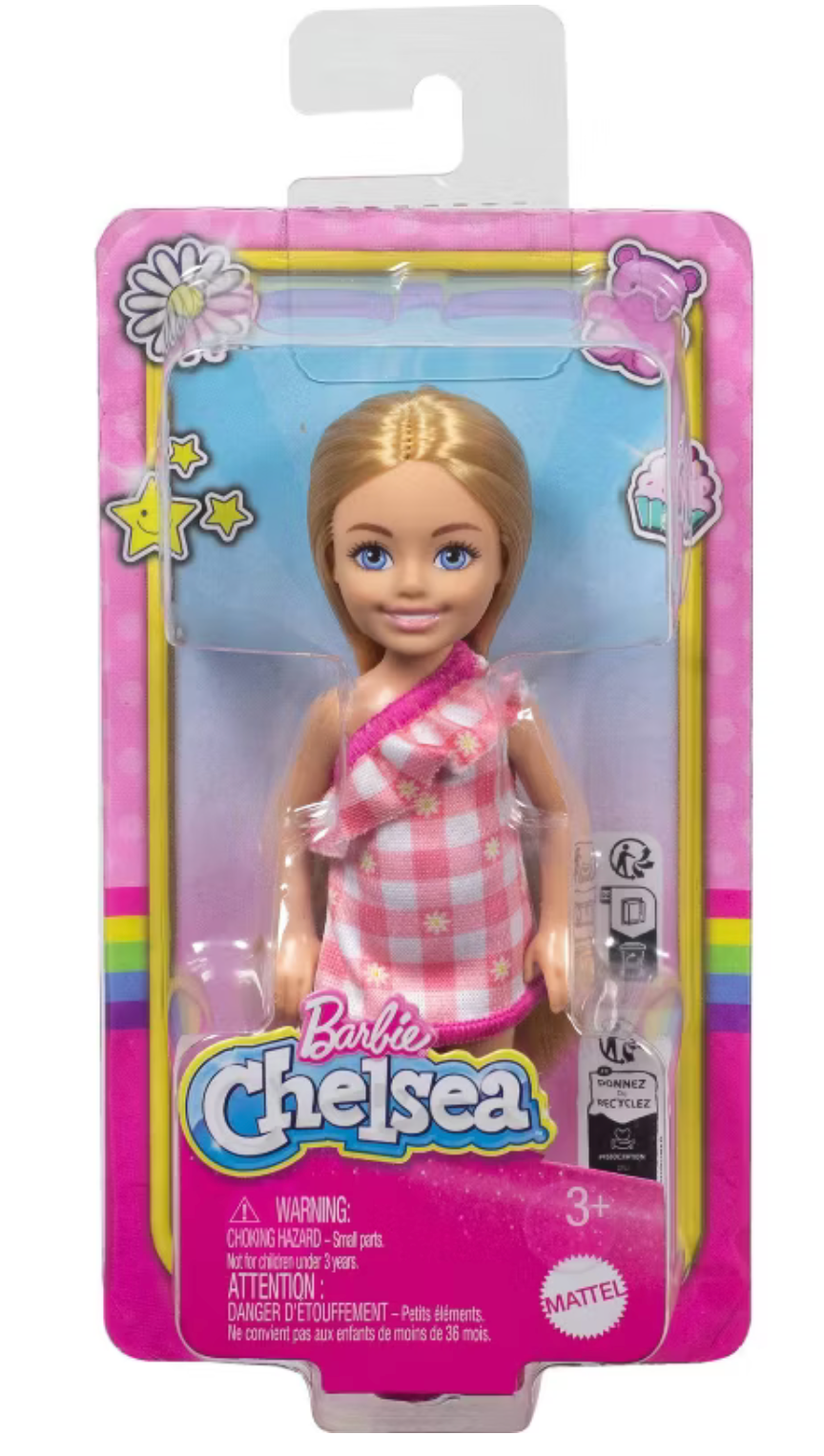 Barbie Chelsea Small Doll Blonde Hair/Blue Eyes Toy New with