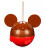 Disney Parks Eats Snacks Collection Mickey Caramel Apple Tumbler with Straw New