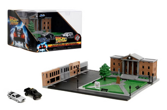 Jada Back to the Future Clock Tower Nanoscene Vehicle Playset Toy New with Tag