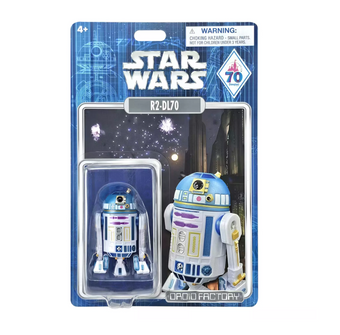 Disney Disneyland 70th Anniversary R2-DL70 Droid Factory Figure New with Card