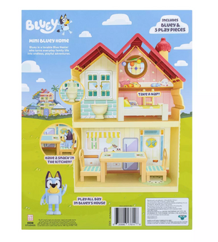 Bluey Mini Home Playset with Accessories New with Box